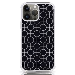 Geometric Pattern Design White Iphone 13 Pro Max Tpu Uv Print Case by Maspions