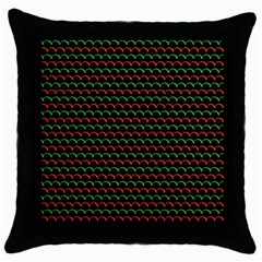 Geometric Pattern Design Line Throw Pillow Case (black)