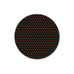 Geometric Pattern Design Line Magnet 3  (round)