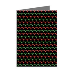 Geometric Pattern Design Line Mini Greeting Card