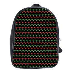 Geometric Pattern Design Line School Bag (xl) by Maspions