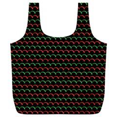 Geometric Pattern Design Line Full Print Recycle Bag (xxl)