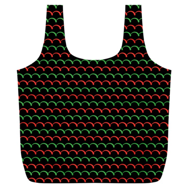 Geometric Pattern Design Line Full Print Recycle Bag (XXXL)