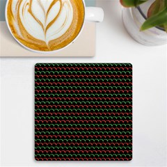 Geometric Pattern Design Line Uv Print Square Tile Coaster 