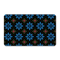 Flowers Pattern Floral Seamless Magnet (rectangular)