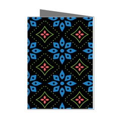 Flowers Pattern Floral Seamless Mini Greeting Cards (pkg Of 8)