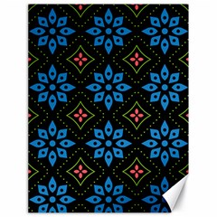 Flowers Pattern Floral Seamless Canvas 18  X 24 