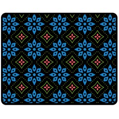 Flowers Pattern Floral Seamless Two Sides Fleece Blanket (medium)