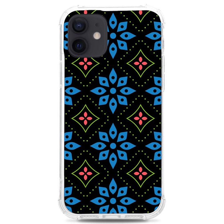 Flowers Pattern Floral Seamless iPhone 12/12 Pro TPU UV Print Case