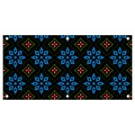 Flowers Pattern Floral Seamless Banner and Sign 4  x 2  Front