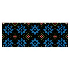 Flowers Pattern Floral Seamless Banner And Sign 8  X 3  by Maspions