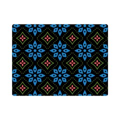 Flowers Pattern Floral Seamless Premium Plush Fleece Blanket (mini)