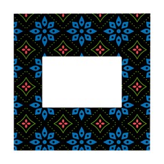 Flowers Pattern Floral Seamless White Box Photo Frame 4  X 6 