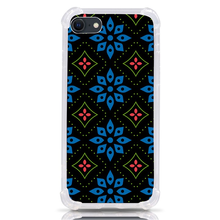 Flowers Pattern Floral Seamless iPhone SE