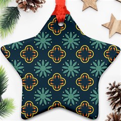 Flowers Pattern Design Abstract Ornament (star)