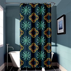 Flowers Pattern Design Abstract Shower Curtain 36  X 72  (stall) 