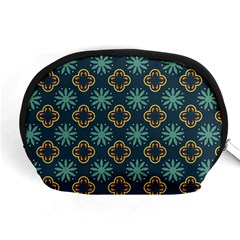 Flowers Pattern Design Abstract Accessory Pouch (medium)