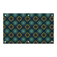 Flowers Pattern Design Abstract Banner And Sign 5  X 3 