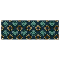 Flowers Pattern Design Abstract Banner And Sign 12  X 4  by Maspions