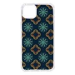 Flowers Pattern Design Abstract Iphone 14 Plus Tpu Uv Print Case