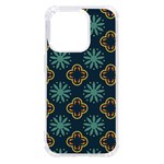 Flowers Pattern Design Abstract iPhone 14 Pro TPU UV Print Case Front