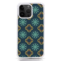 Flowers Pattern Design Abstract Iphone 14 Pro Max Tpu Uv Print Case