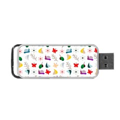 Snails Butterflies Pattern Seamless Portable Usb Flash (one Side)