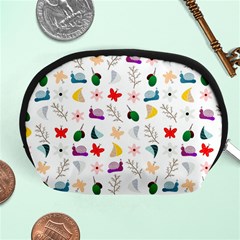 Snails Butterflies Pattern Seamless Accessory Pouch (medium)