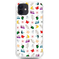 Snails Butterflies Pattern Seamless Iphone 12/12 Pro Tpu Uv Print Case