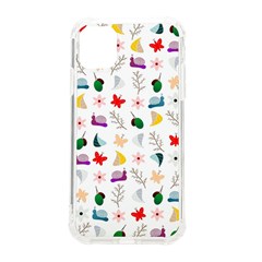 Snails Butterflies Pattern Seamless Iphone 11 Tpu Uv Print Case