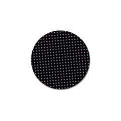 Pattern Dots Dot Seamless Golf Ball Marker