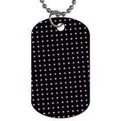 Pattern Dots Dot Seamless Dog Tag (two Sides) by Maspions