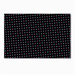 Pattern Dots Dot Seamless Postcards 5  X 7  (pkg Of 10)