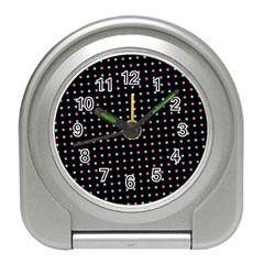 Pattern Dots Dot Seamless Travel Alarm Clock