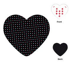 Pattern Dots Dot Seamless Playing Cards Single Design (heart) by Maspions