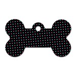 Pattern Dots Dot Seamless Dog Tag Bone (Two Sides) Front