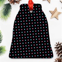 Pattern Dots Dot Seamless Bell Ornament (two Sides)