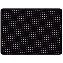 Pattern Dots Dot Seamless Two Sides Fleece Blanket (large)