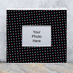 Pattern Dots Dot Seamless White Wall Photo Frame 5  X 7  by Maspions