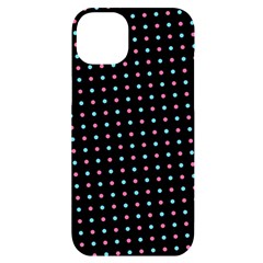 Pattern Dots Dot Seamless Iphone 14 Plus Black Uv Print Case