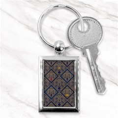 Pattern Seamless Antique Luxury Key Chain (rectangle)