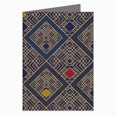 Pattern Seamless Antique Luxury Greeting Cards (pkg Of 8)