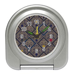 Pattern Seamless Antique Luxury Travel Alarm Clock