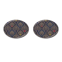 Pattern Seamless Antique Luxury Cufflinks (oval) by Maspions