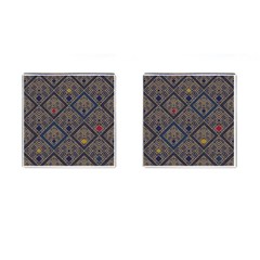 Pattern Seamless Antique Luxury Cufflinks (square)