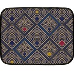 Pattern Seamless Antique Luxury Fleece Blanket (Mini) 35 x27  Blanket