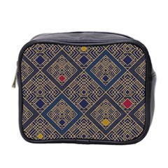 Pattern Seamless Antique Luxury Mini Toiletries Bag (two Sides)