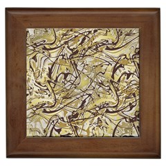 Marble Texture Pattern Seamless Framed Tile