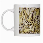 Marble Texture Pattern Seamless White Mug Left