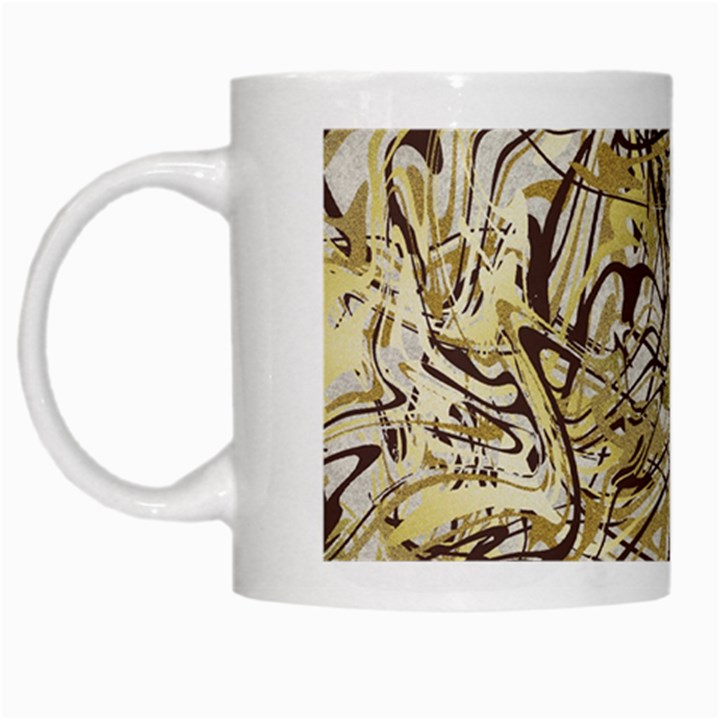 Marble Texture Pattern Seamless White Mug